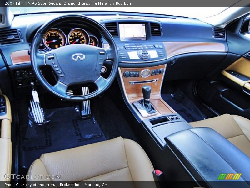  2007 M 45 Sport Sedan Bourbon Interior