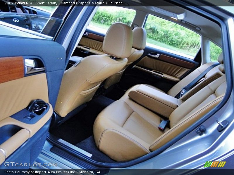 Rear Seat of 2007 M 45 Sport Sedan