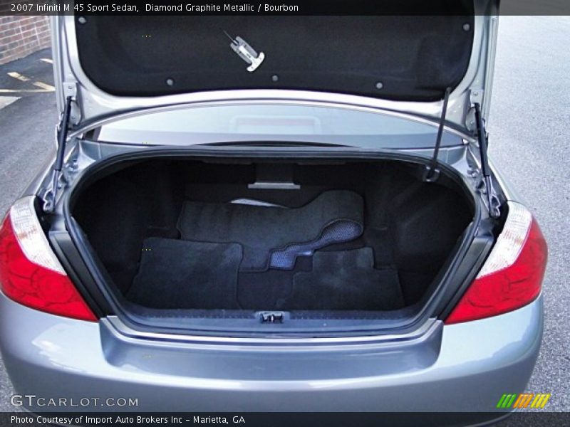 Diamond Graphite Metallic / Bourbon 2007 Infiniti M 45 Sport Sedan