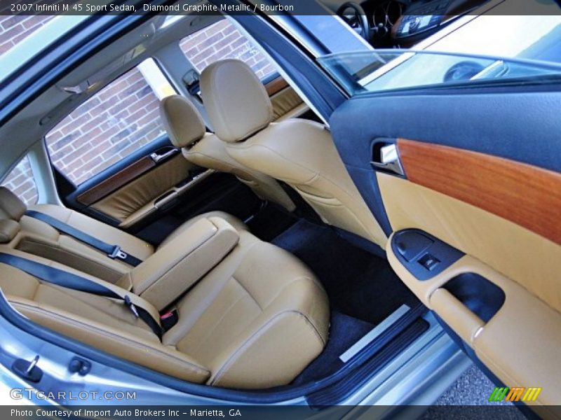 Diamond Graphite Metallic / Bourbon 2007 Infiniti M 45 Sport Sedan