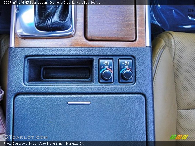 Diamond Graphite Metallic / Bourbon 2007 Infiniti M 45 Sport Sedan