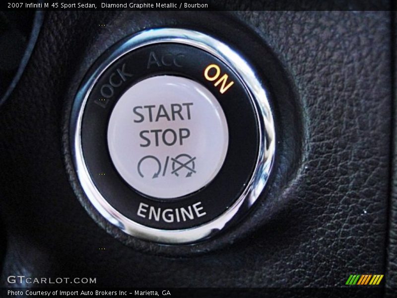 Controls of 2007 M 45 Sport Sedan