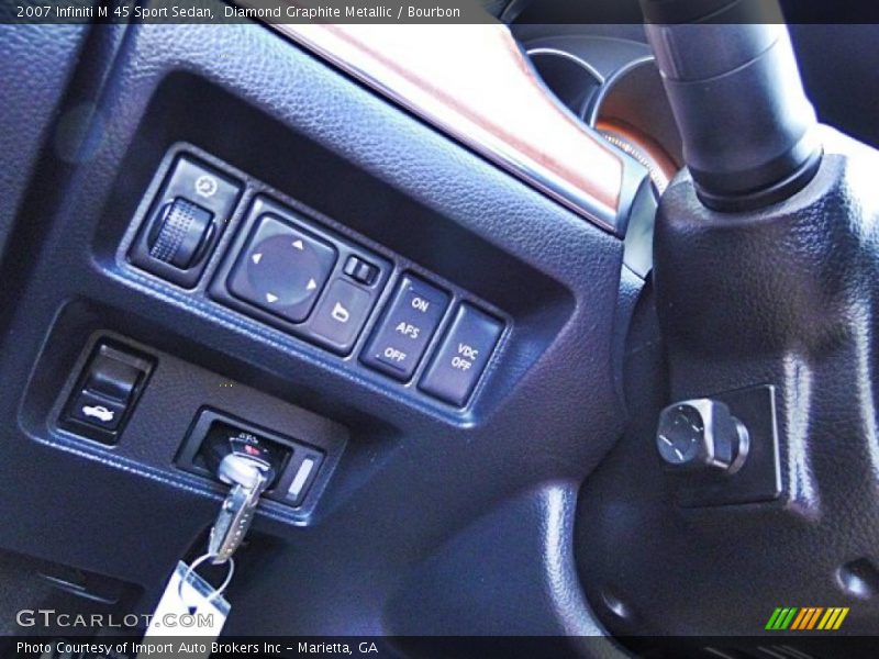Diamond Graphite Metallic / Bourbon 2007 Infiniti M 45 Sport Sedan