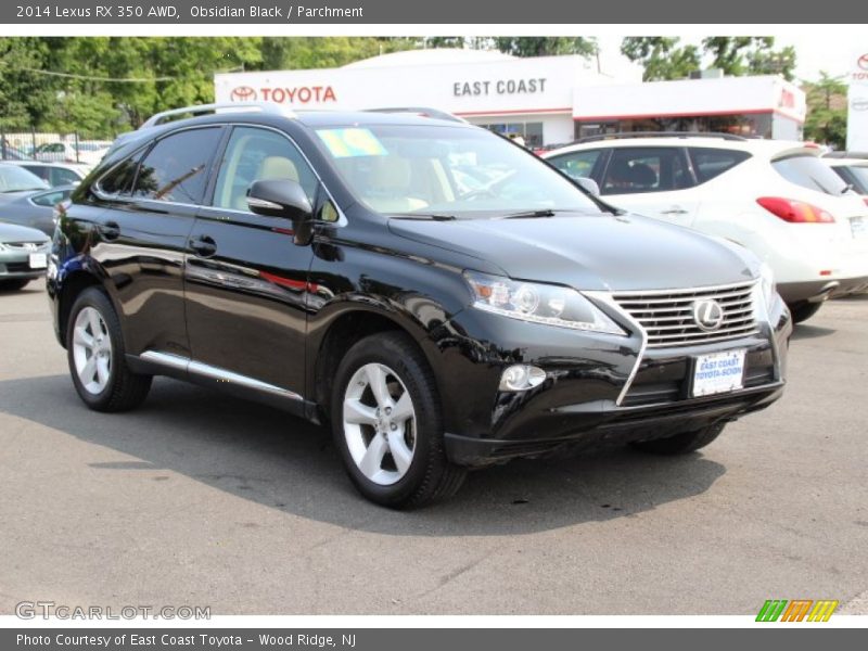 Obsidian Black / Parchment 2014 Lexus RX 350 AWD