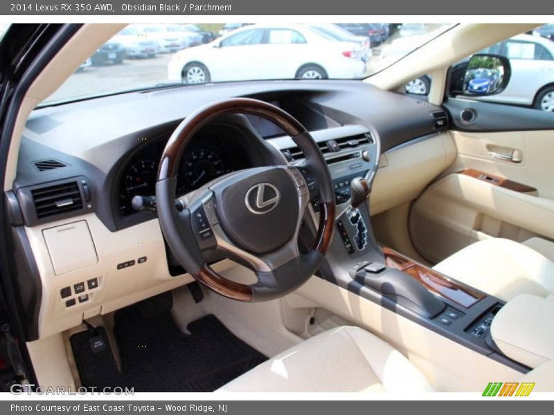 Obsidian Black / Parchment 2014 Lexus RX 350 AWD