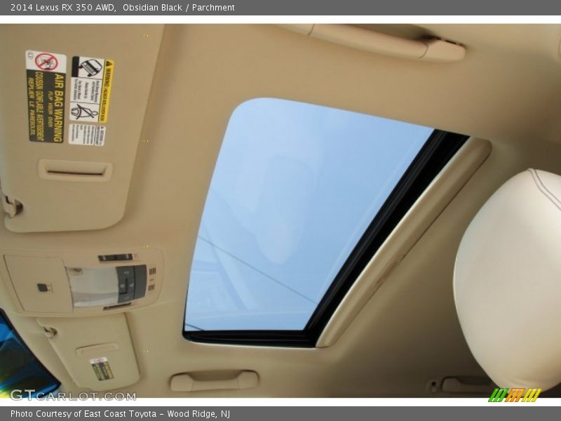 Obsidian Black / Parchment 2014 Lexus RX 350 AWD