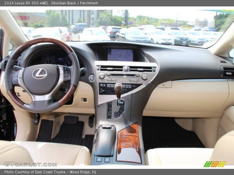 Obsidian Black / Parchment 2014 Lexus RX 350 AWD