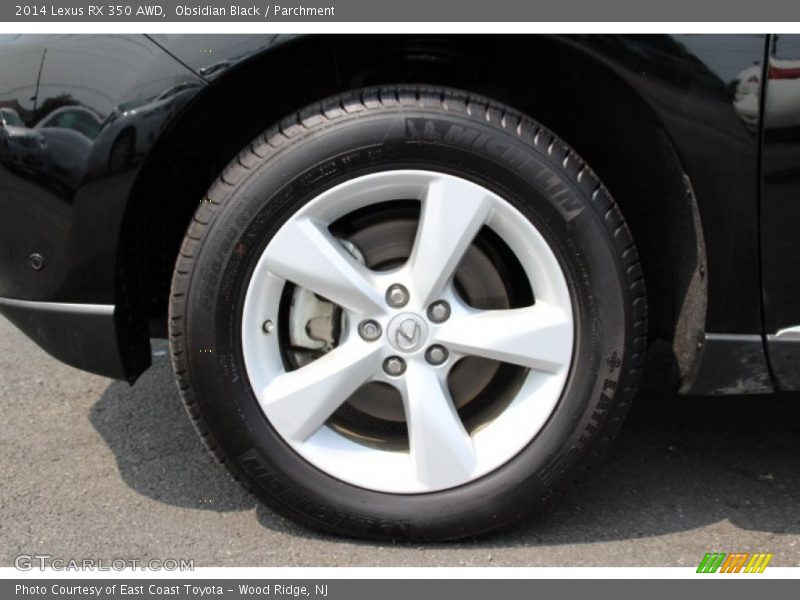 Obsidian Black / Parchment 2014 Lexus RX 350 AWD