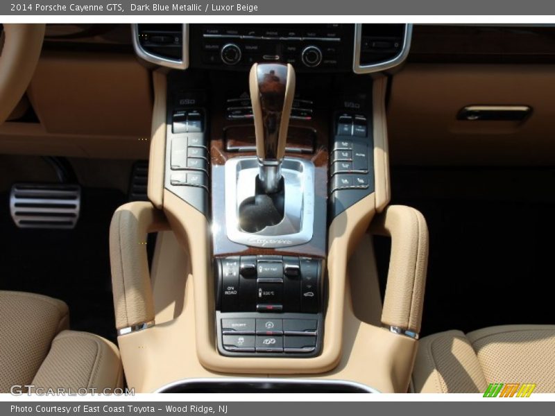 Dark Blue Metallic / Luxor Beige 2014 Porsche Cayenne GTS