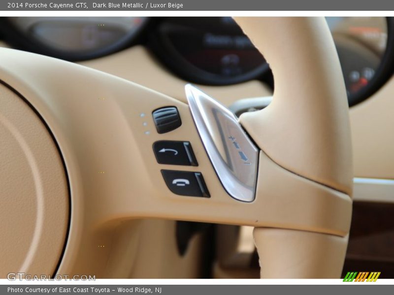 Dark Blue Metallic / Luxor Beige 2014 Porsche Cayenne GTS