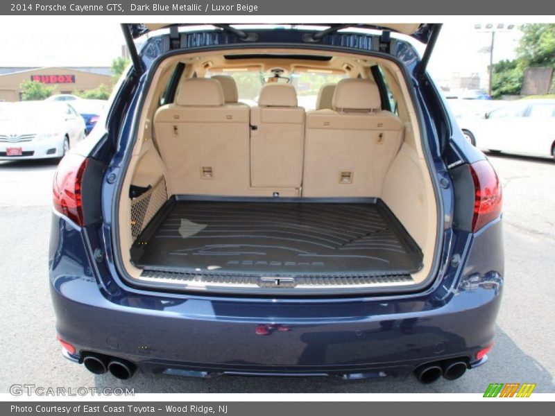 Dark Blue Metallic / Luxor Beige 2014 Porsche Cayenne GTS