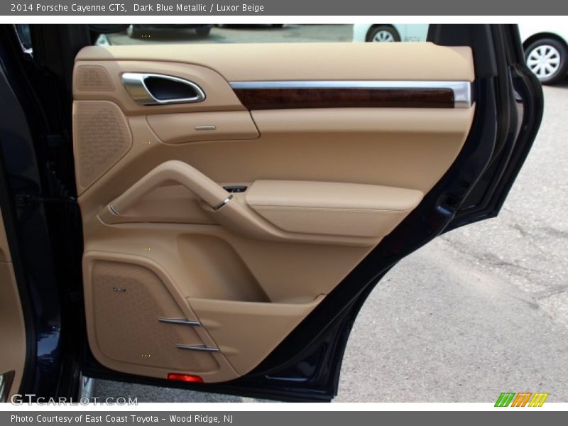 Dark Blue Metallic / Luxor Beige 2014 Porsche Cayenne GTS