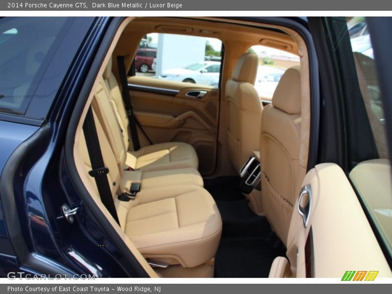 Dark Blue Metallic / Luxor Beige 2014 Porsche Cayenne GTS