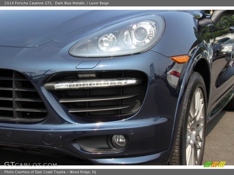 Dark Blue Metallic / Luxor Beige 2014 Porsche Cayenne GTS