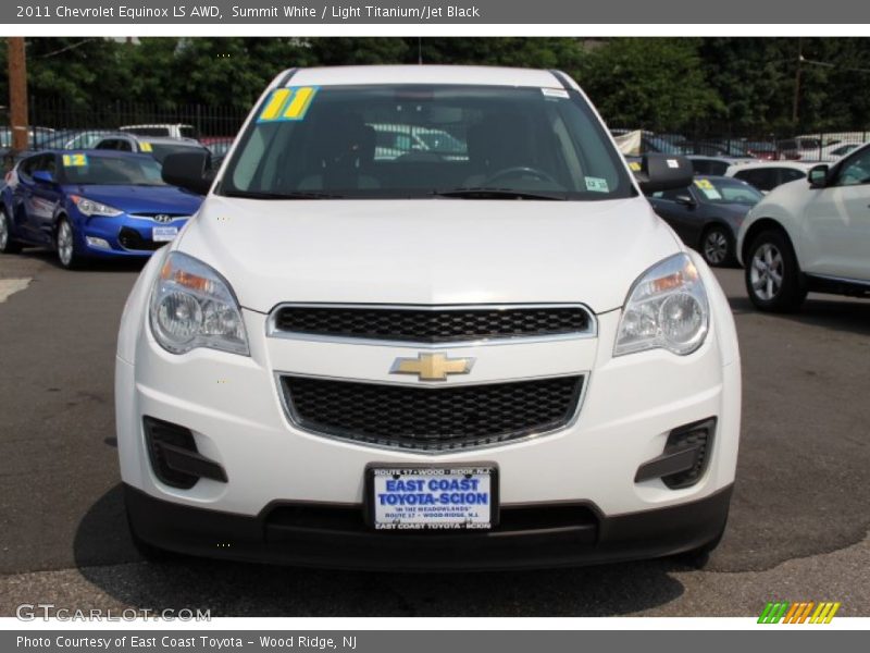 Summit White / Light Titanium/Jet Black 2011 Chevrolet Equinox LS AWD