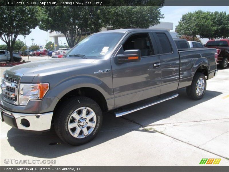 Sterling Grey / Steel Grey 2014 Ford F150 XLT SuperCab