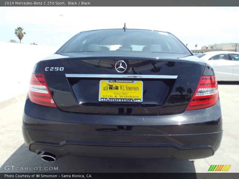 Black / Black 2014 Mercedes-Benz C 250 Sport