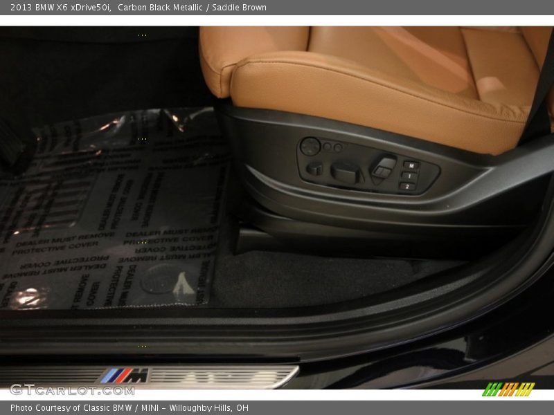 Carbon Black Metallic / Saddle Brown 2013 BMW X6 xDrive50i