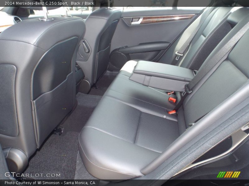 Black / Black 2014 Mercedes-Benz C 250 Sport