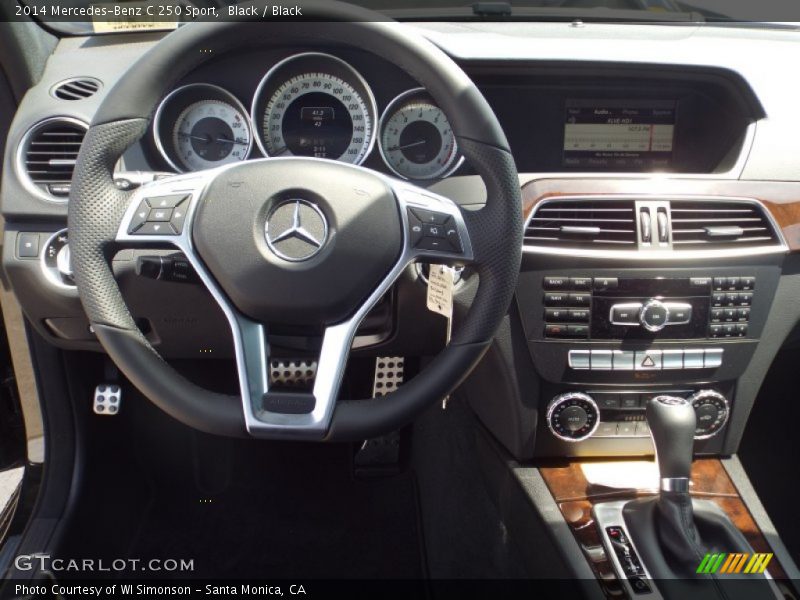 Black / Black 2014 Mercedes-Benz C 250 Sport