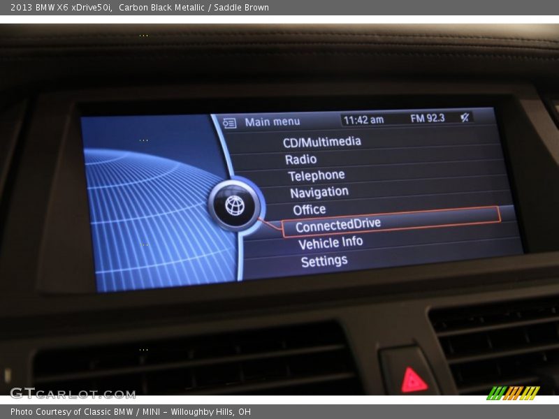Carbon Black Metallic / Saddle Brown 2013 BMW X6 xDrive50i