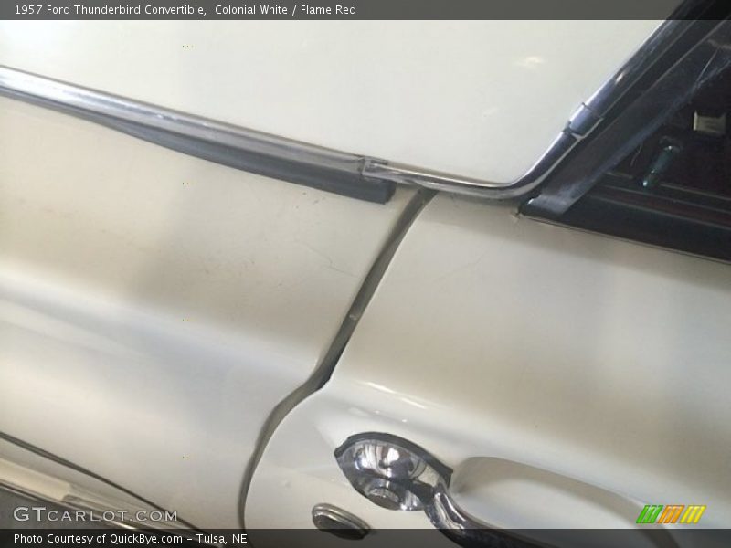 Colonial White / Flame Red 1957 Ford Thunderbird Convertible