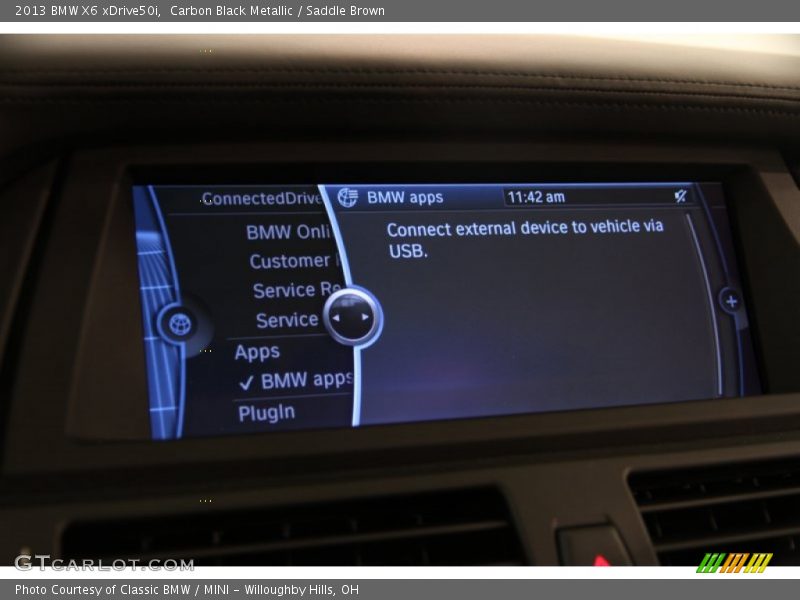 Carbon Black Metallic / Saddle Brown 2013 BMW X6 xDrive50i