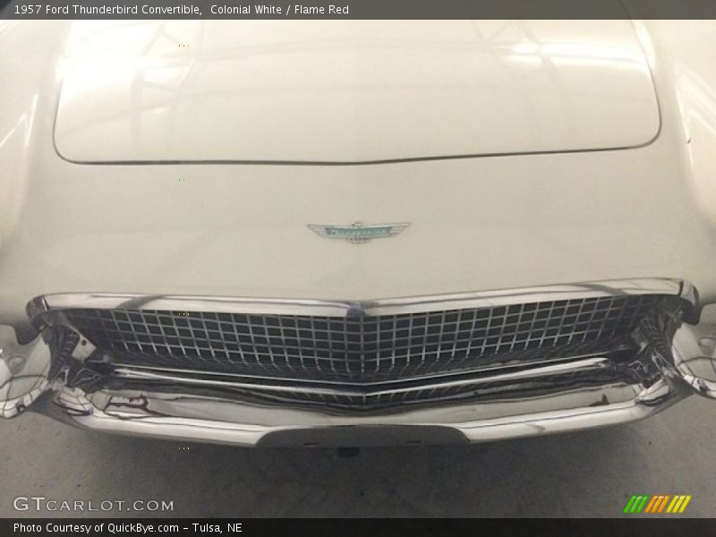 Colonial White / Flame Red 1957 Ford Thunderbird Convertible