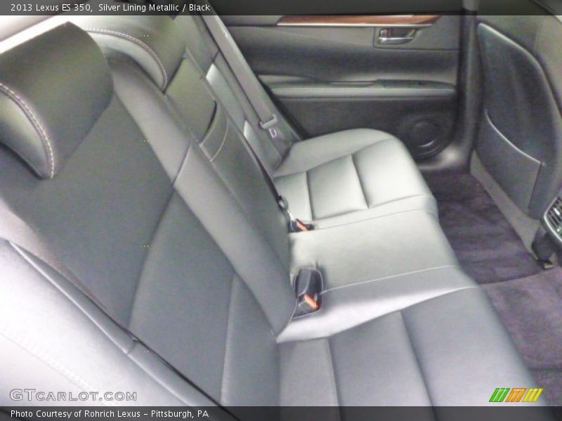 Silver Lining Metallic / Black 2013 Lexus ES 350