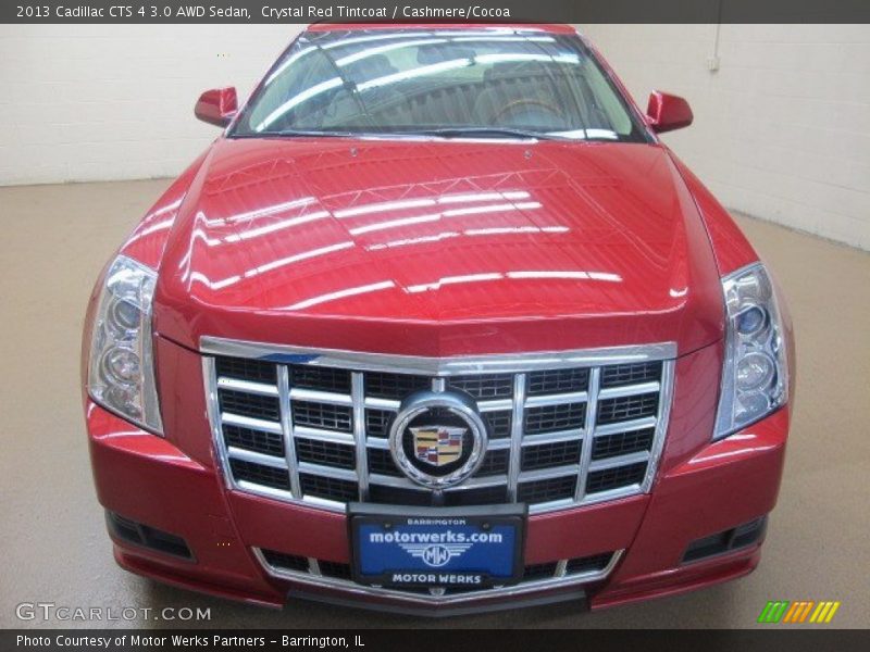 Crystal Red Tintcoat / Cashmere/Cocoa 2013 Cadillac CTS 4 3.0 AWD Sedan