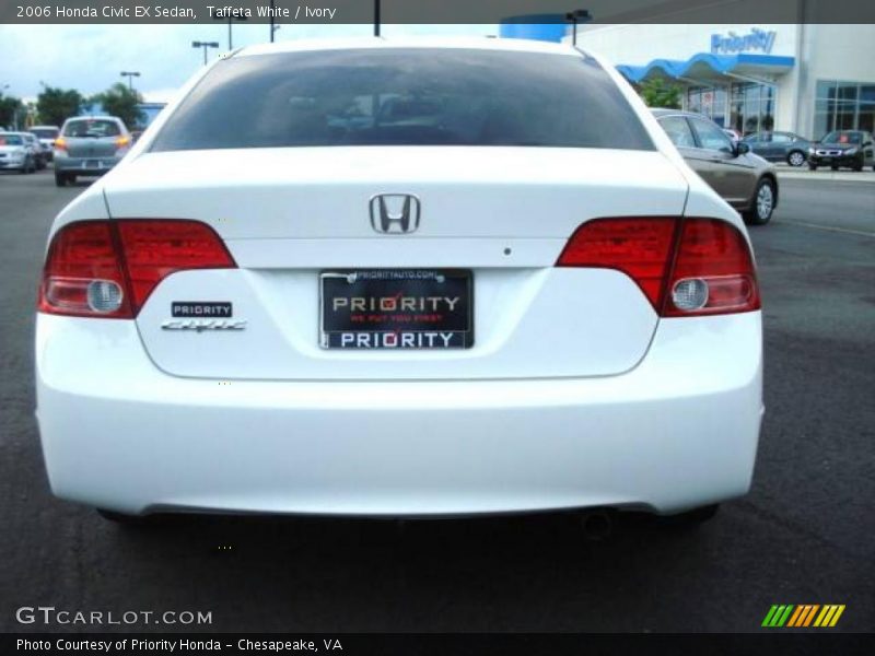 Taffeta White / Ivory 2006 Honda Civic EX Sedan