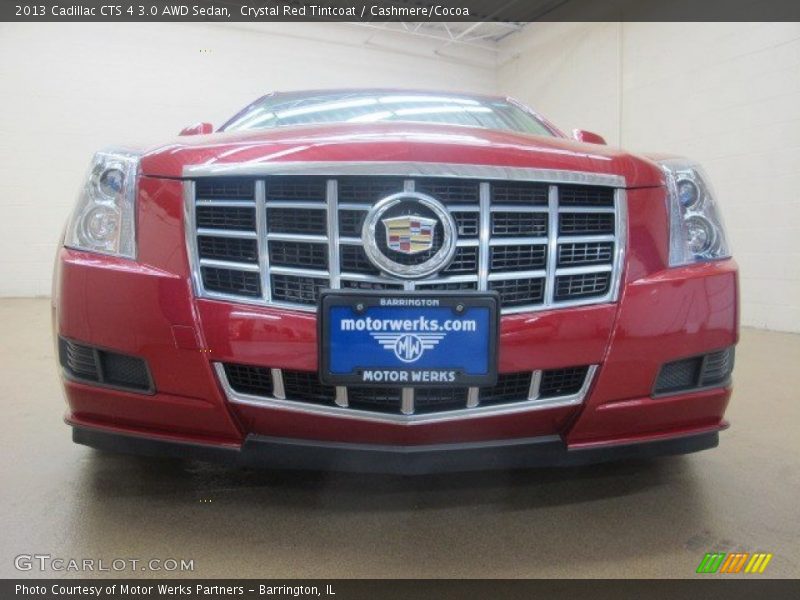 Crystal Red Tintcoat / Cashmere/Cocoa 2013 Cadillac CTS 4 3.0 AWD Sedan