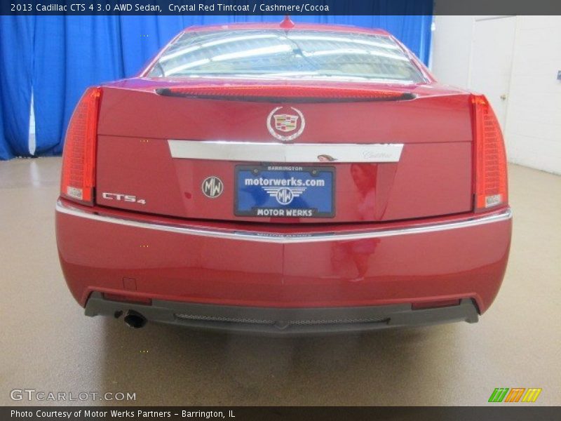 Crystal Red Tintcoat / Cashmere/Cocoa 2013 Cadillac CTS 4 3.0 AWD Sedan