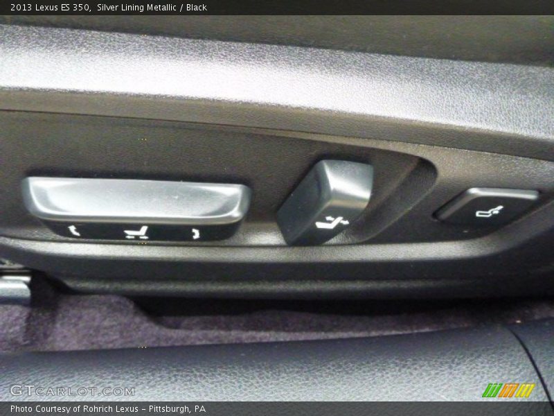 Silver Lining Metallic / Black 2013 Lexus ES 350