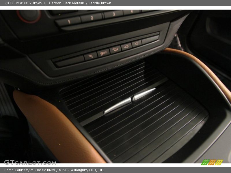 Carbon Black Metallic / Saddle Brown 2013 BMW X6 xDrive50i