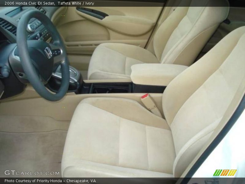 Taffeta White / Ivory 2006 Honda Civic EX Sedan