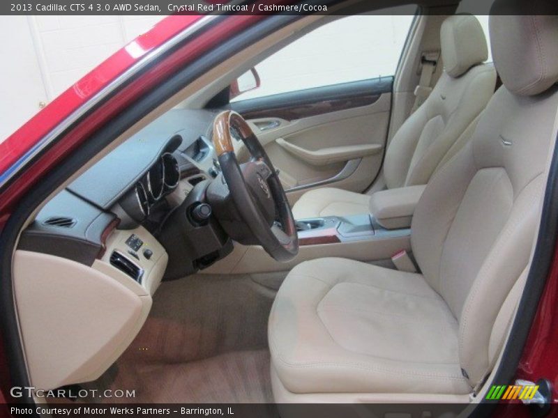 Crystal Red Tintcoat / Cashmere/Cocoa 2013 Cadillac CTS 4 3.0 AWD Sedan