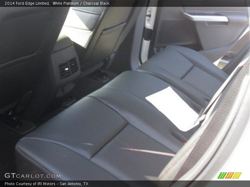 White Platinum / Charcoal Black 2014 Ford Edge Limited