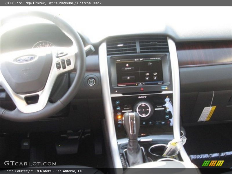 White Platinum / Charcoal Black 2014 Ford Edge Limited