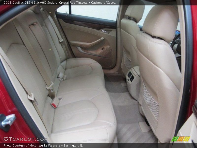 Crystal Red Tintcoat / Cashmere/Cocoa 2013 Cadillac CTS 4 3.0 AWD Sedan