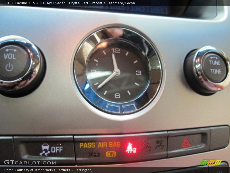 Crystal Red Tintcoat / Cashmere/Cocoa 2013 Cadillac CTS 4 3.0 AWD Sedan