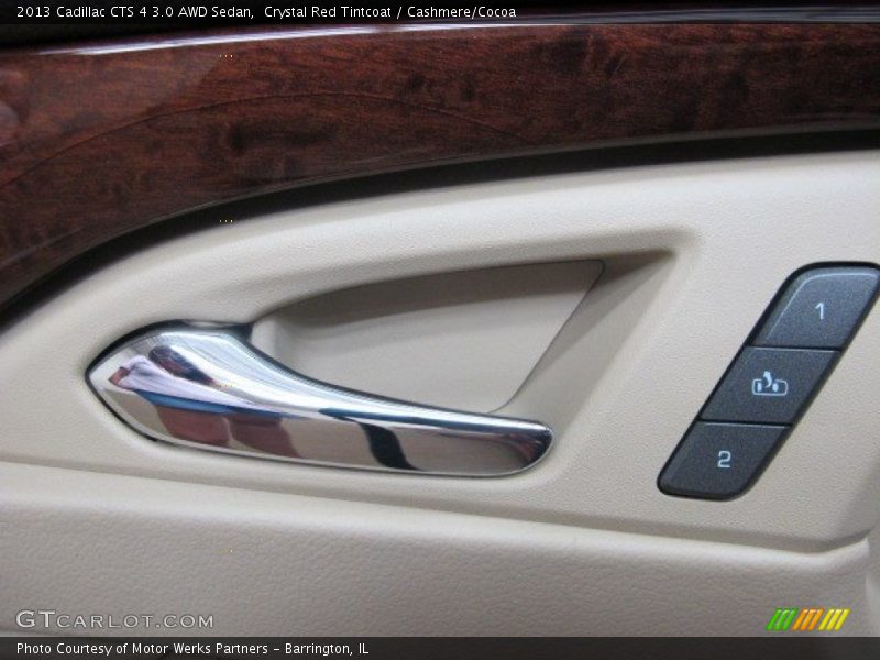 Crystal Red Tintcoat / Cashmere/Cocoa 2013 Cadillac CTS 4 3.0 AWD Sedan