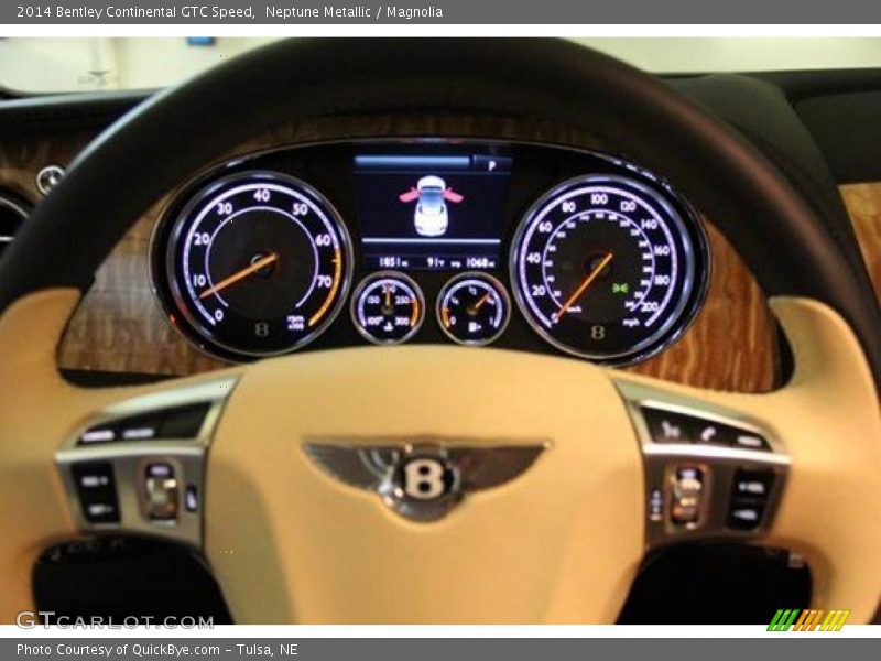 Neptune Metallic / Magnolia 2014 Bentley Continental GTC Speed