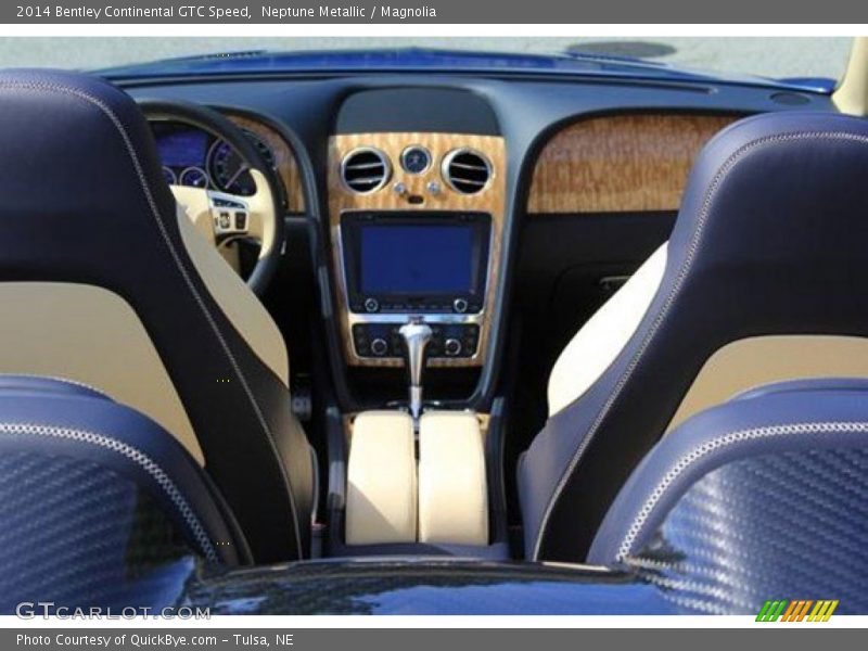 Neptune Metallic / Magnolia 2014 Bentley Continental GTC Speed