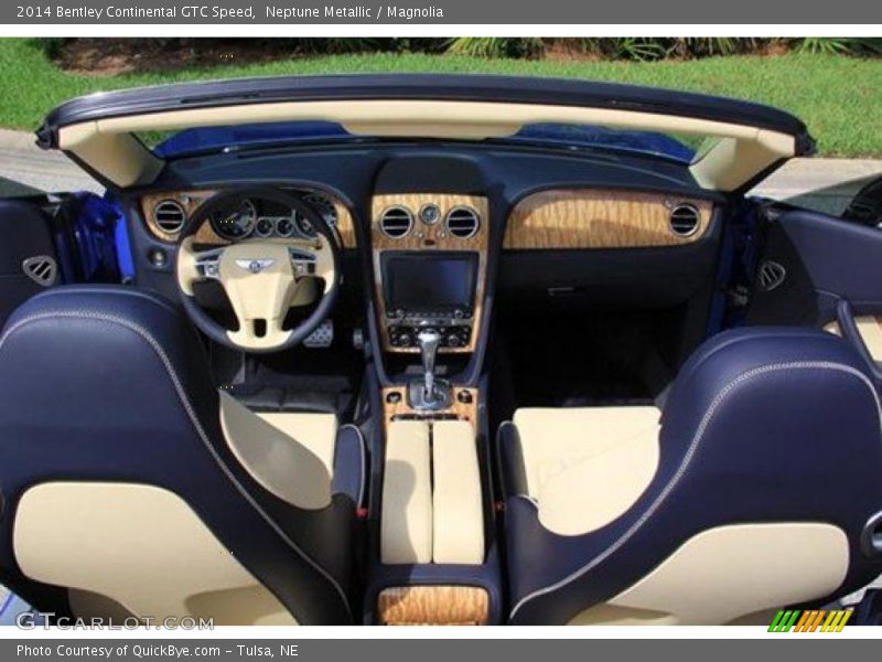 Neptune Metallic / Magnolia 2014 Bentley Continental GTC Speed