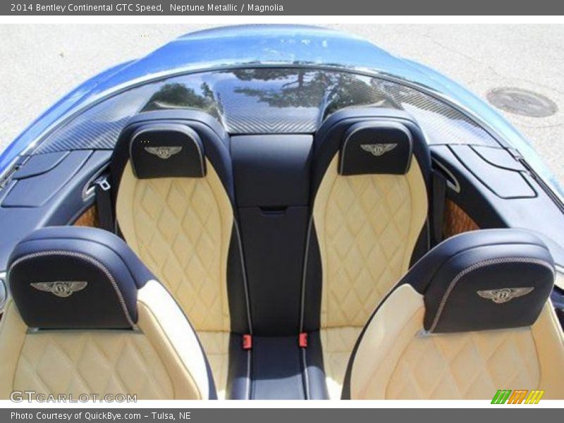 Neptune Metallic / Magnolia 2014 Bentley Continental GTC Speed