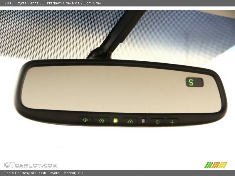 Predawn Gray Mica / Light Gray 2013 Toyota Sienna LE