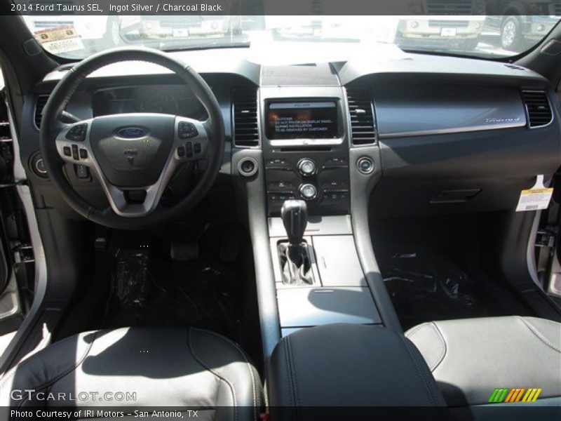 Ingot Silver / Charcoal Black 2014 Ford Taurus SEL