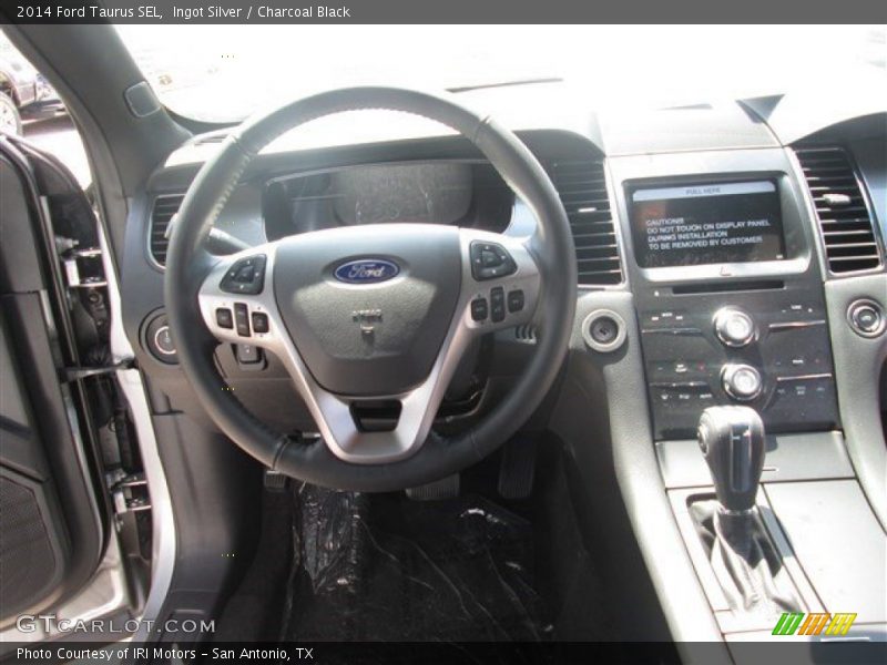 Ingot Silver / Charcoal Black 2014 Ford Taurus SEL
