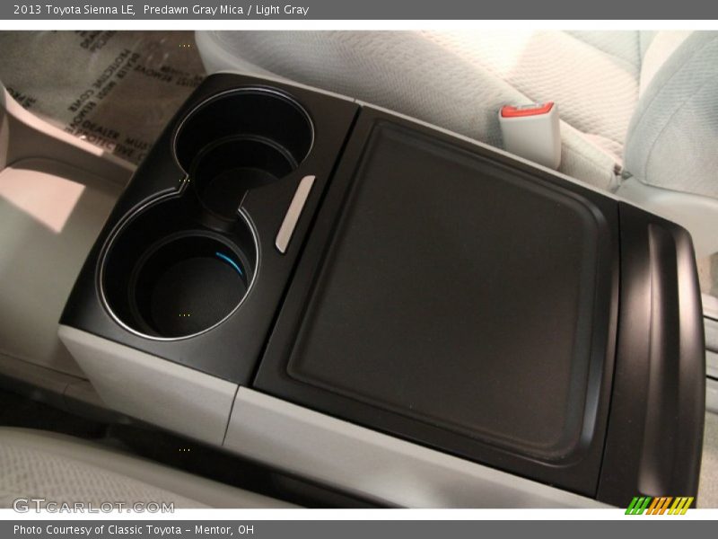 Predawn Gray Mica / Light Gray 2013 Toyota Sienna LE